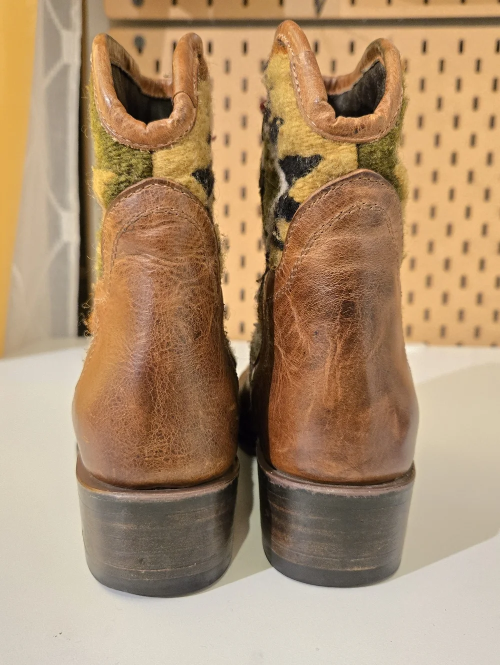 FREEBIRD by Steven Cablo Aztec Blanket Ankle Boots Womens 8 Caballero $350 - Picture 7 of 15